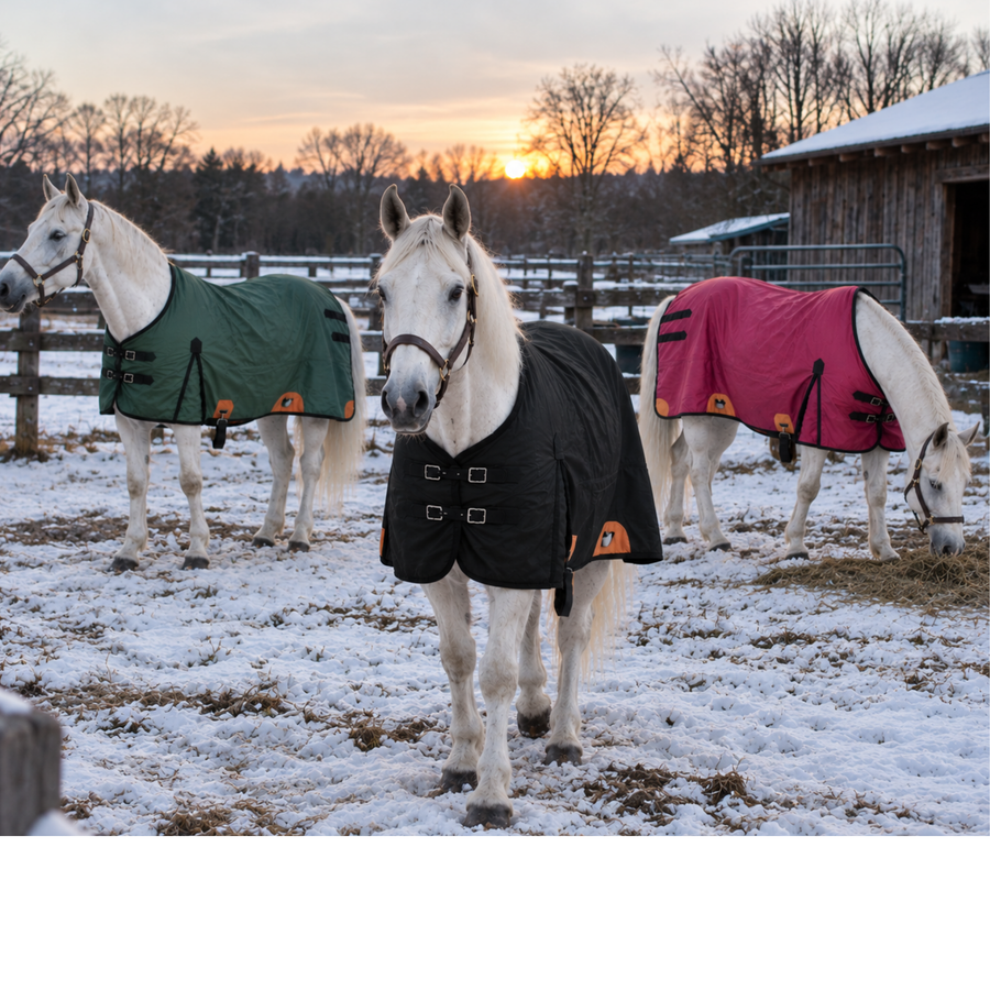 Resistance 420 Denier Water-Resistant Canvas Horse Blanket (Wool Lined)