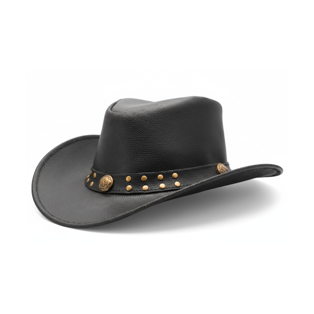 RESISTANCE Premium Australian Style Leather Cowboy Hat Shapeable Outback Hat for Men and Women