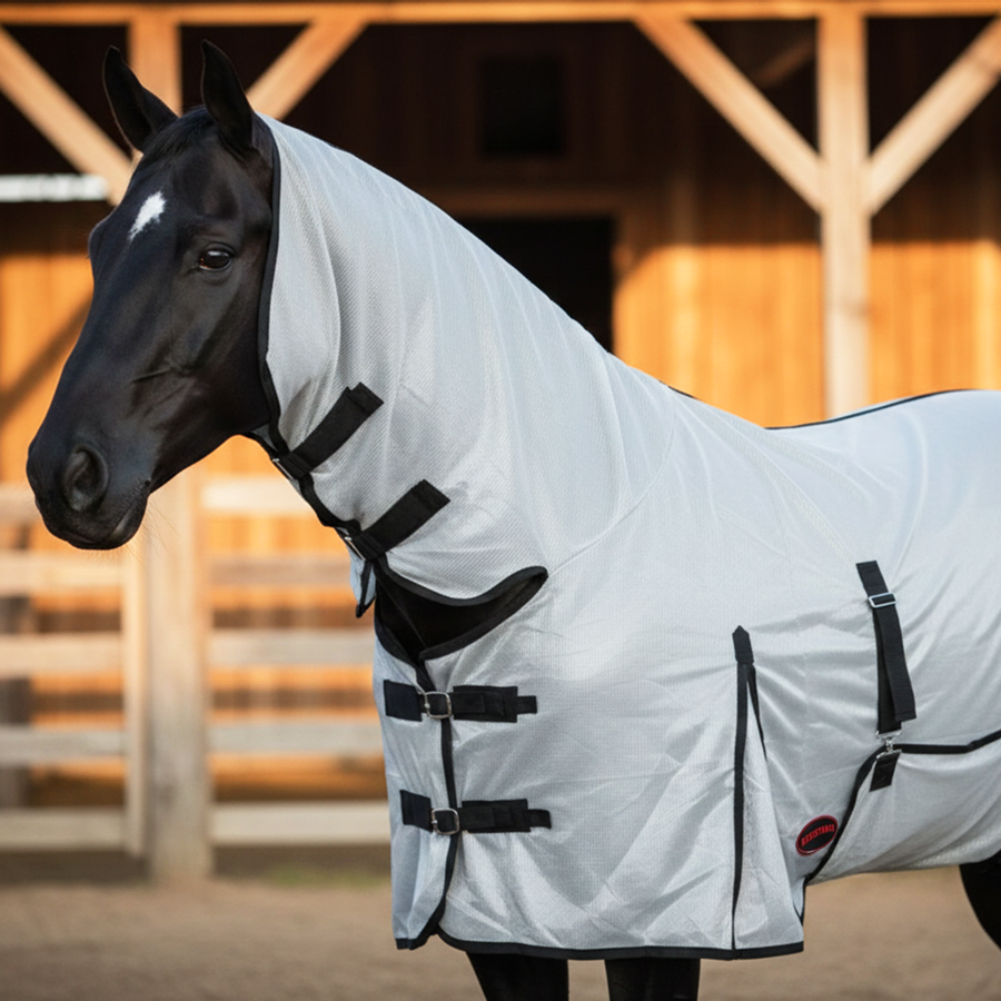 Resistance Mesh Combo Fly Sheet With Gusset Belly Wrap Combo Neck