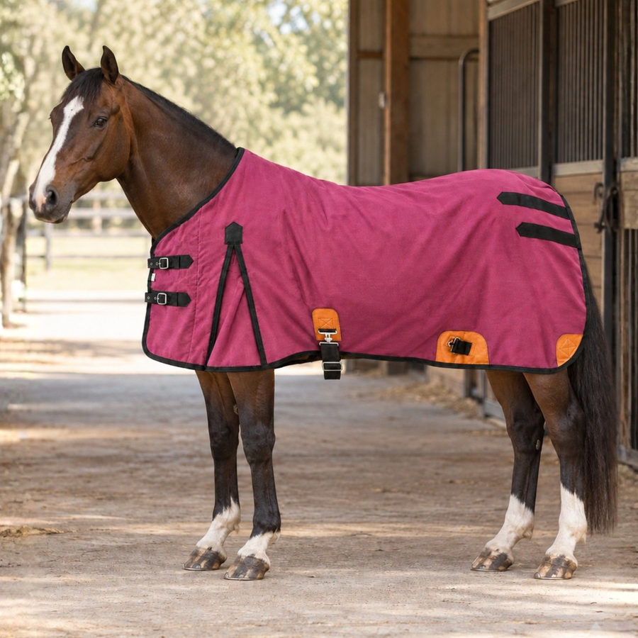Resistance 420 Denier Water-Resistant Canvas Horse Blanket (Wool Lined)