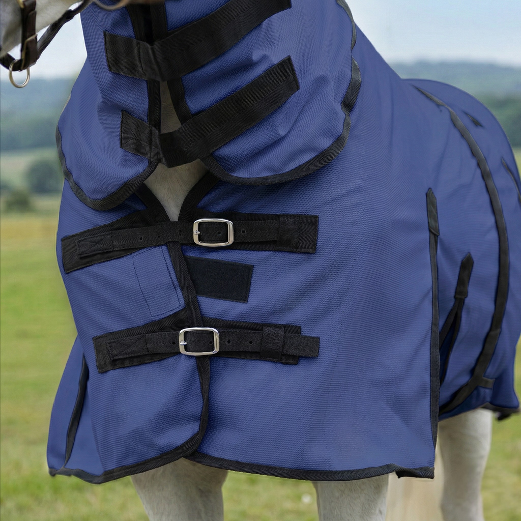 Resistance Durable Mesh Combo Fly Summer Sheet with Belly Guard and Combo Neck Cover