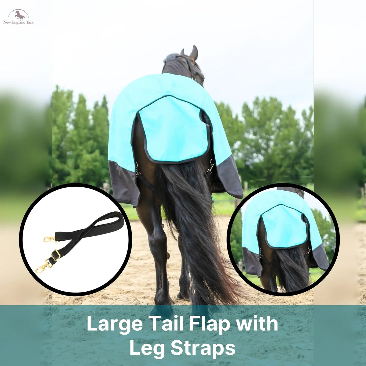 600 Denier Lightweight Waterproof & Breathable Horse Rain Sheet NewEngland Tack