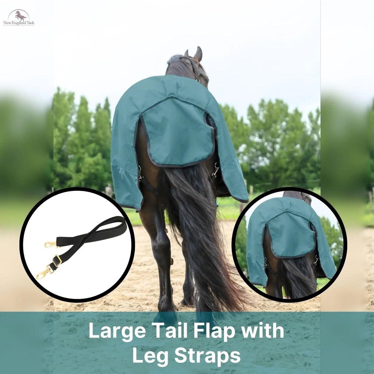 600 Denier Lightweight Waterproof & Breathable Horse Rain Sheet NewEngland Tack