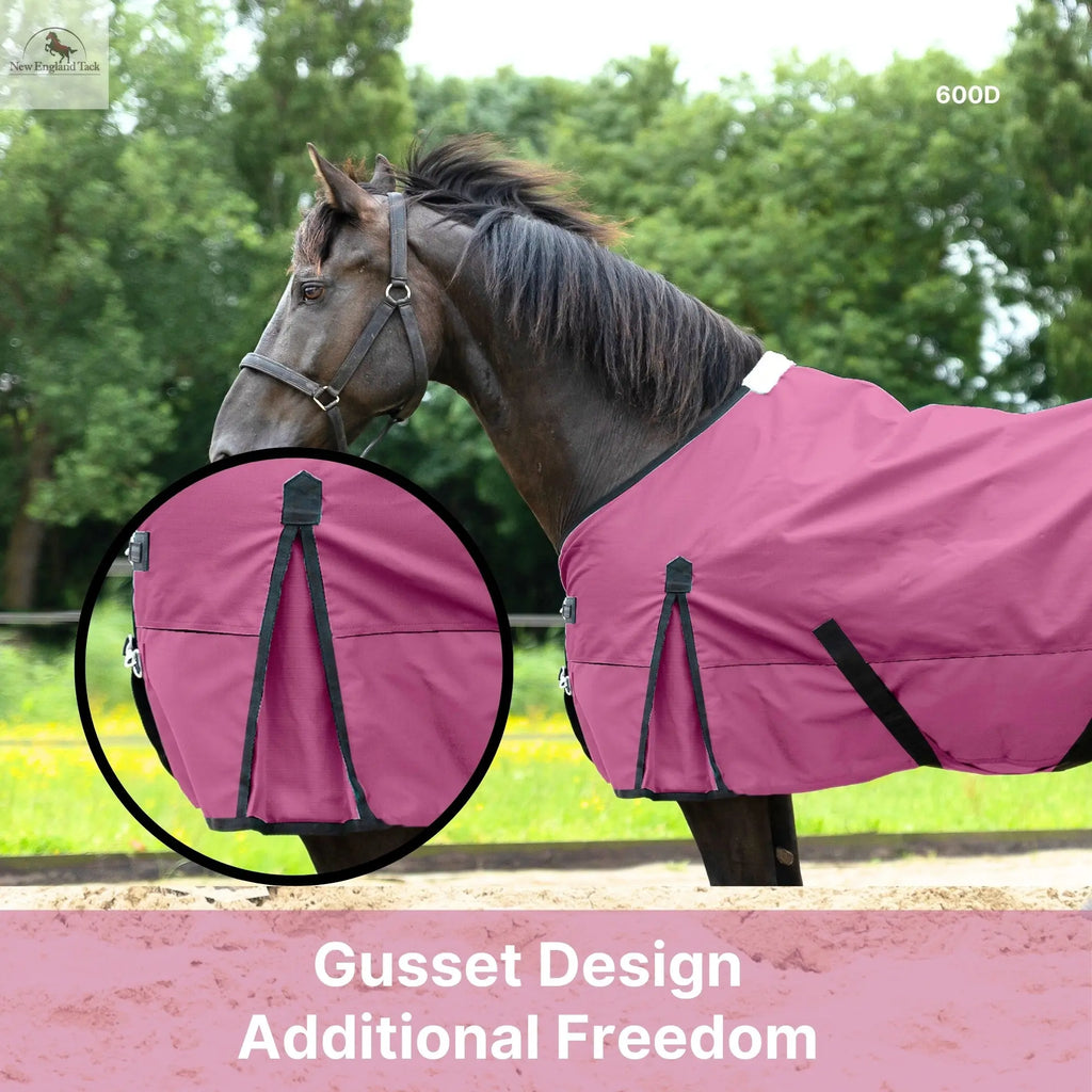 600 Denier Lightweight Waterproof & Breathable Horse Rain Sheet NewEngland Tack