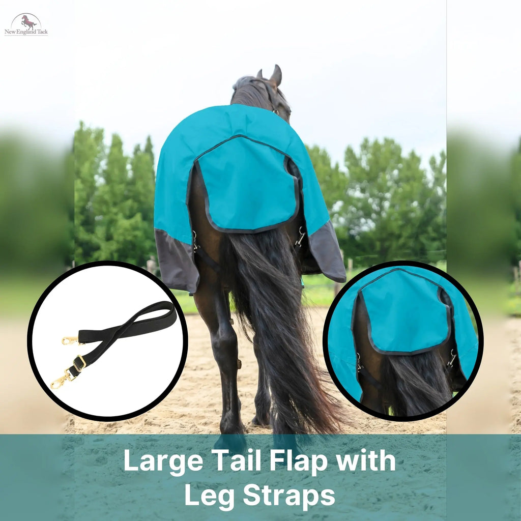 600 Denier Lightweight Waterproof & Breathable Horse Rain Sheet NewEngland Tack