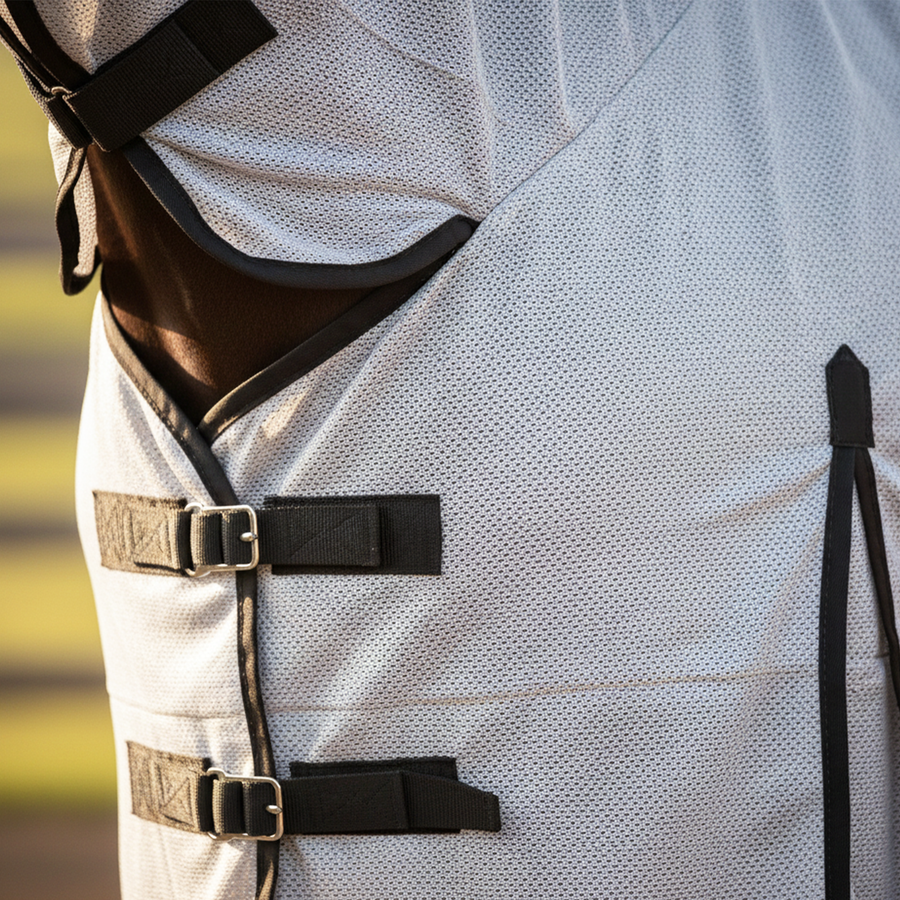 Resistance Mesh Combo Fly Sheet With Gusset Belly Wrap Combo Neck