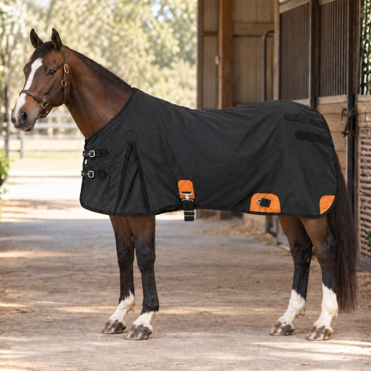 Resistance 420 Denier Water-Resistant Canvas Horse Blanket (Wool Lined)