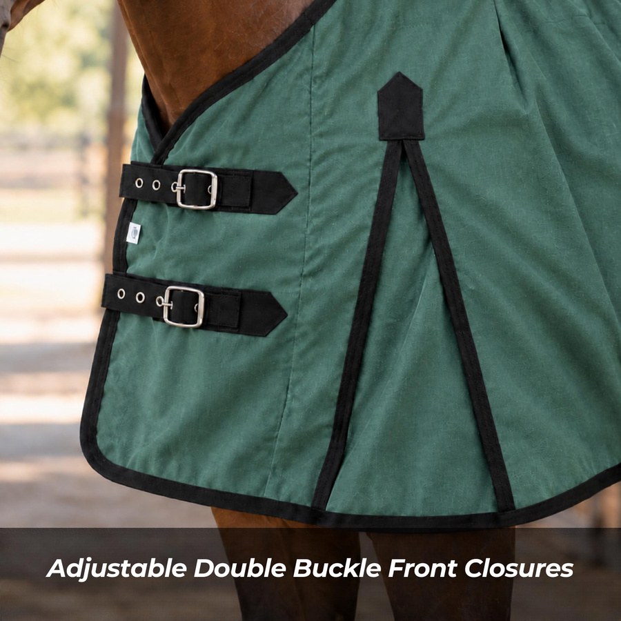 Resistance 420 Denier Water-Resistant Canvas Horse Blanket (Wool Lined)