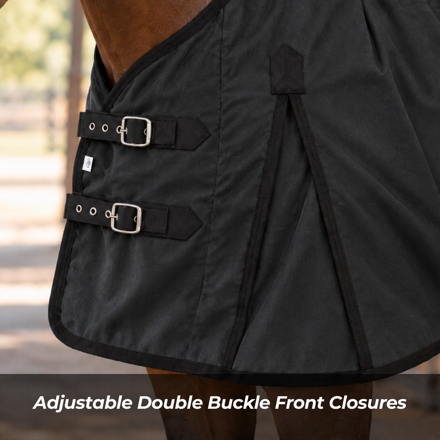 Resistance 420 Denier Water-Resistant Canvas Horse Blanket (Wool Lined)