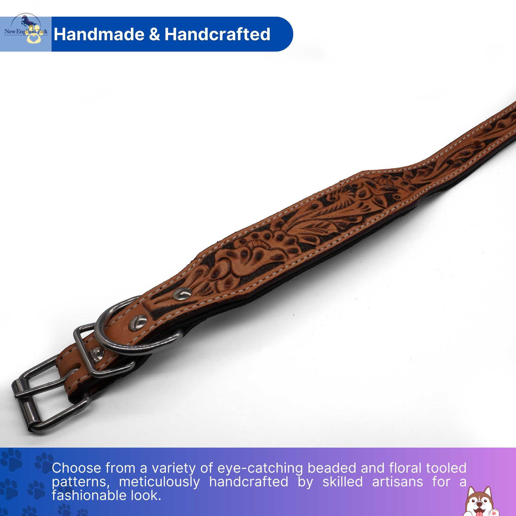 Copy of Western Leather Dog Collars NewEngland Tack