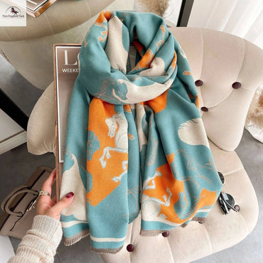 Women's Pashmina Scarf - Soft and Warm Shawl Wraps for Evening Dresses - NewEngland Tack