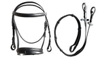 Dressage Bridle - Premium Quality Leather with Stainless steel Hardware - NewEngland Tack