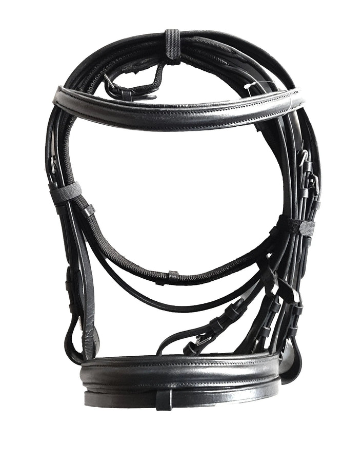 Dressage Bridle - Premium Quality Leather with Stainless steel Hardware - NewEngland Tack