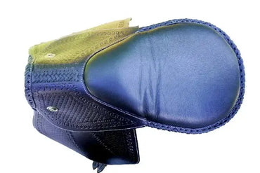 Exercise Racing Horse Saddle - Leather - Full Black /Training Saddle Fits all - NewEngland Tack