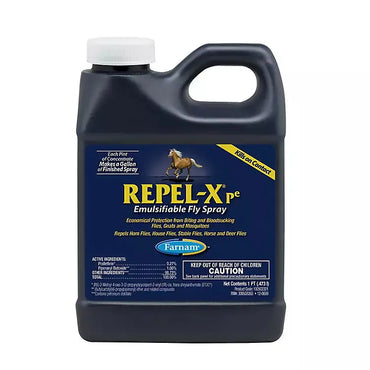 Farnam Repel-X pe Concentrated Fly Spray for Horses, Just Add Water 16 Ounces Farnam