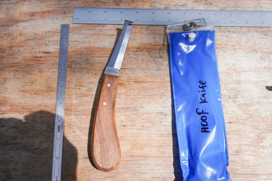 Farriers Tool Professional Equestrian- Hoof Knife - Premium Quality Wooden Handle NewEnglandTack