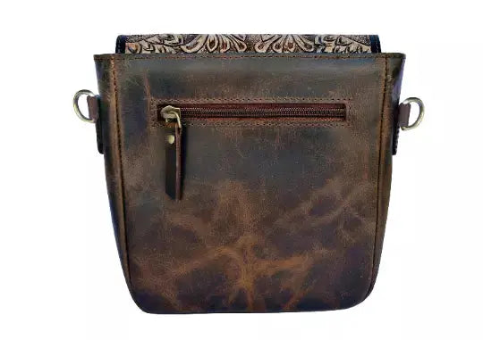 Cowhide Leather Messenger Satchels