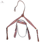 Headstall and Breast Collar Set - Leather NewEngland Tack