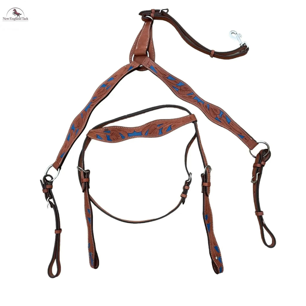 Headstall and Breast Collar Set - Leather - NewEngland Tack