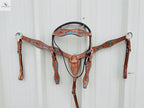Headstall and Breast Collar Set - Leather NewEngland Tack