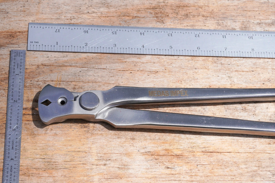 Horse Hoof Nail Puller Farrier Tool Heavy Duty Shoe Veterinary Tack Silver Nipper 13 NewEngland Tack