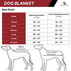 Resistance 600D Dog Blanket with Shoulder Gusset & Quick Grip Belly Band - 50 GSM fill