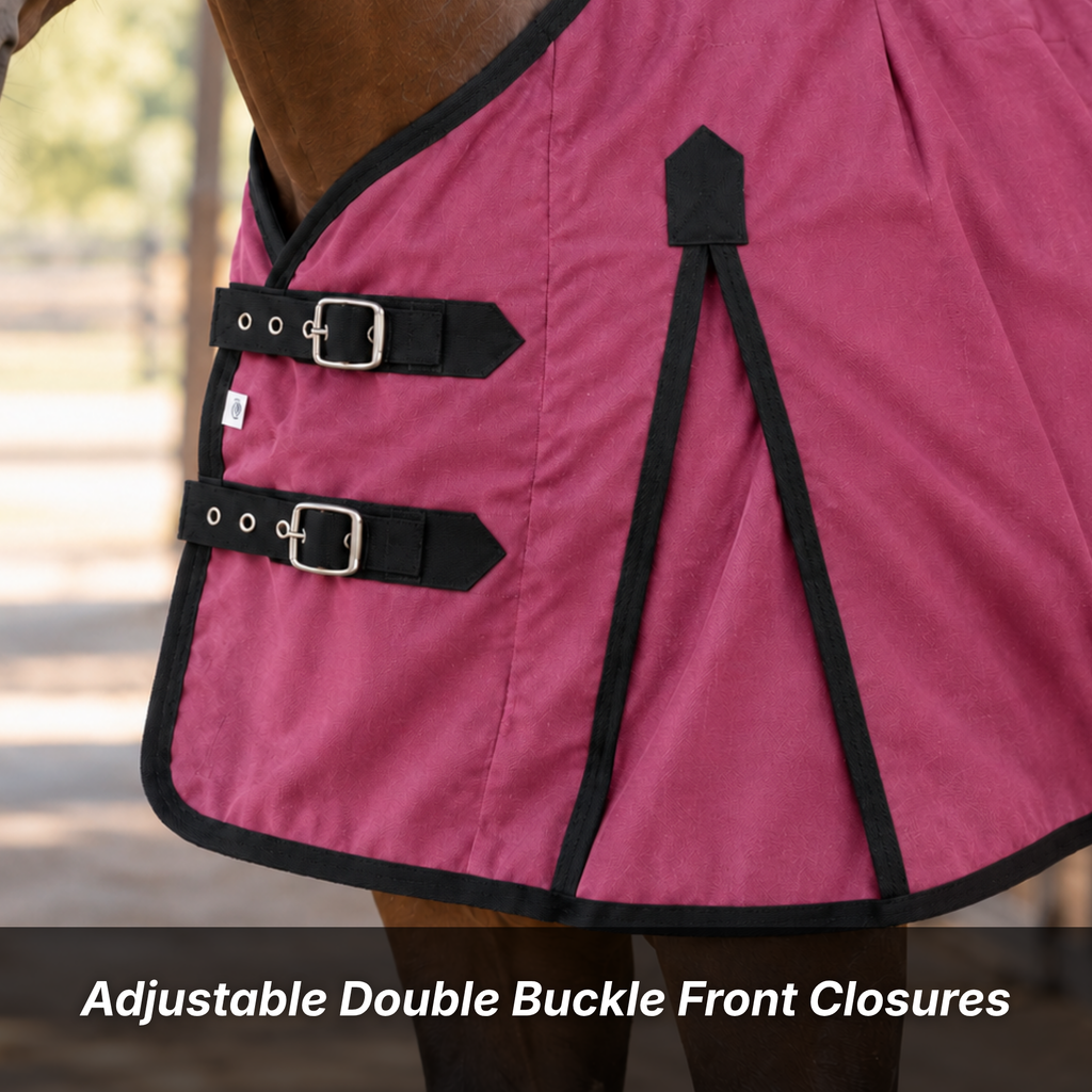 Resistance 420 Denier Water-Resistant Canvas Horse Blanket (Wool Lined)