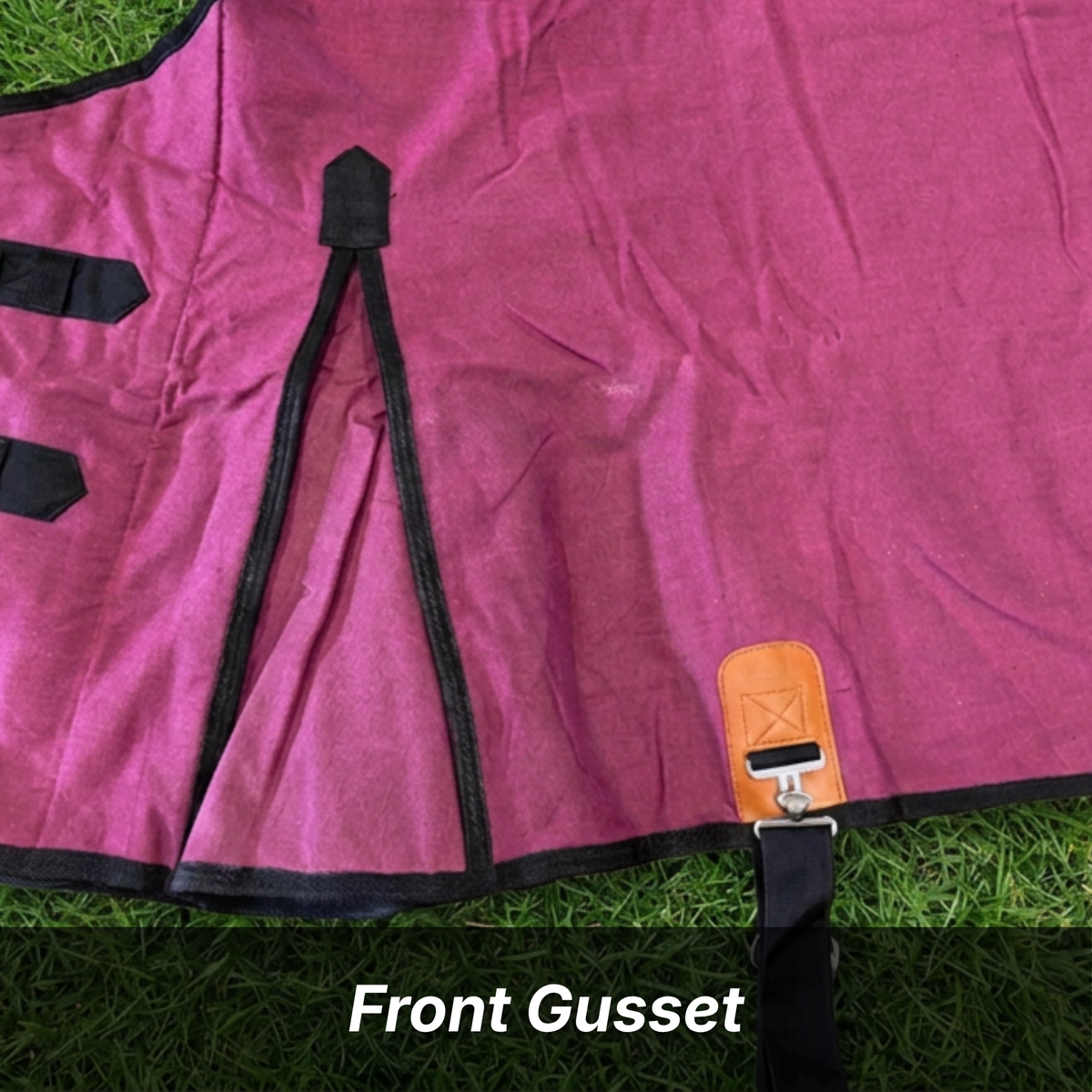 Resistance 420 Denier Water-Resistant Canvas Horse Blanket (Wool Lined)