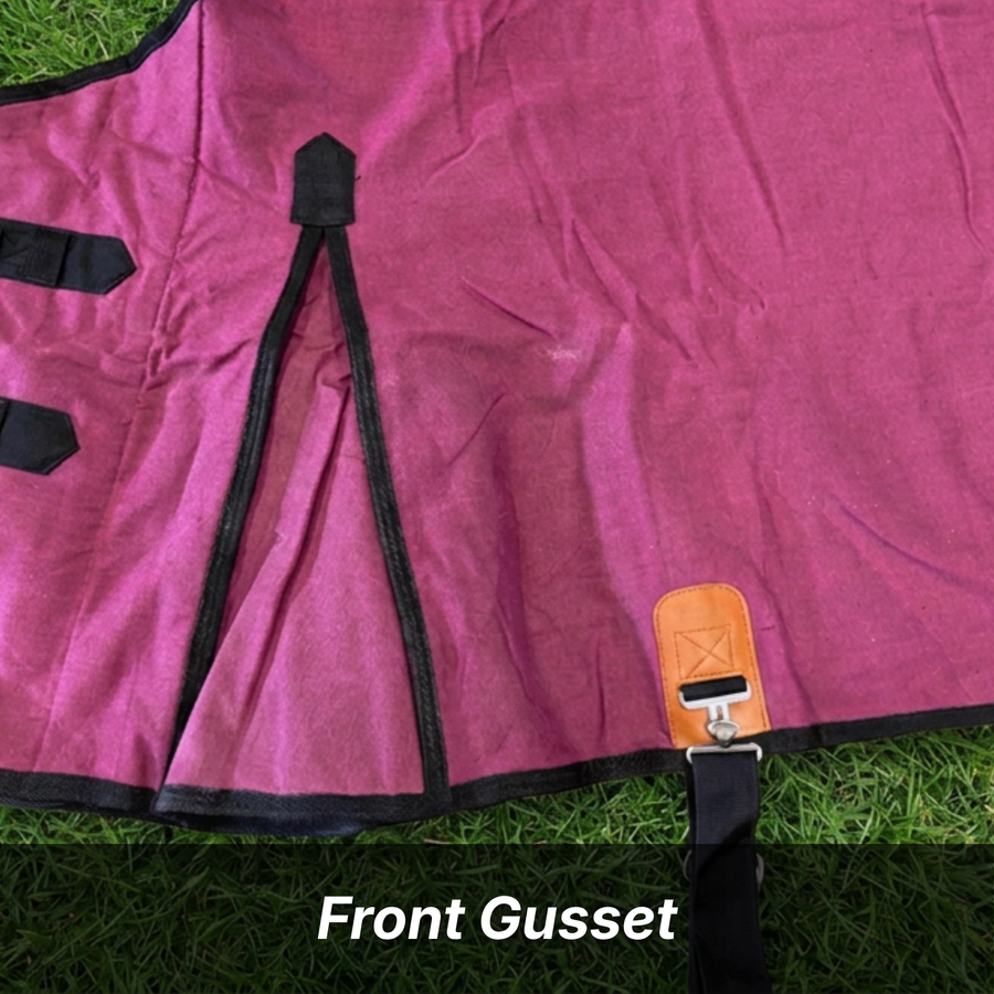 Resistance 420 Denier Water-Resistant Canvas Horse Blanket (Wool Lined)