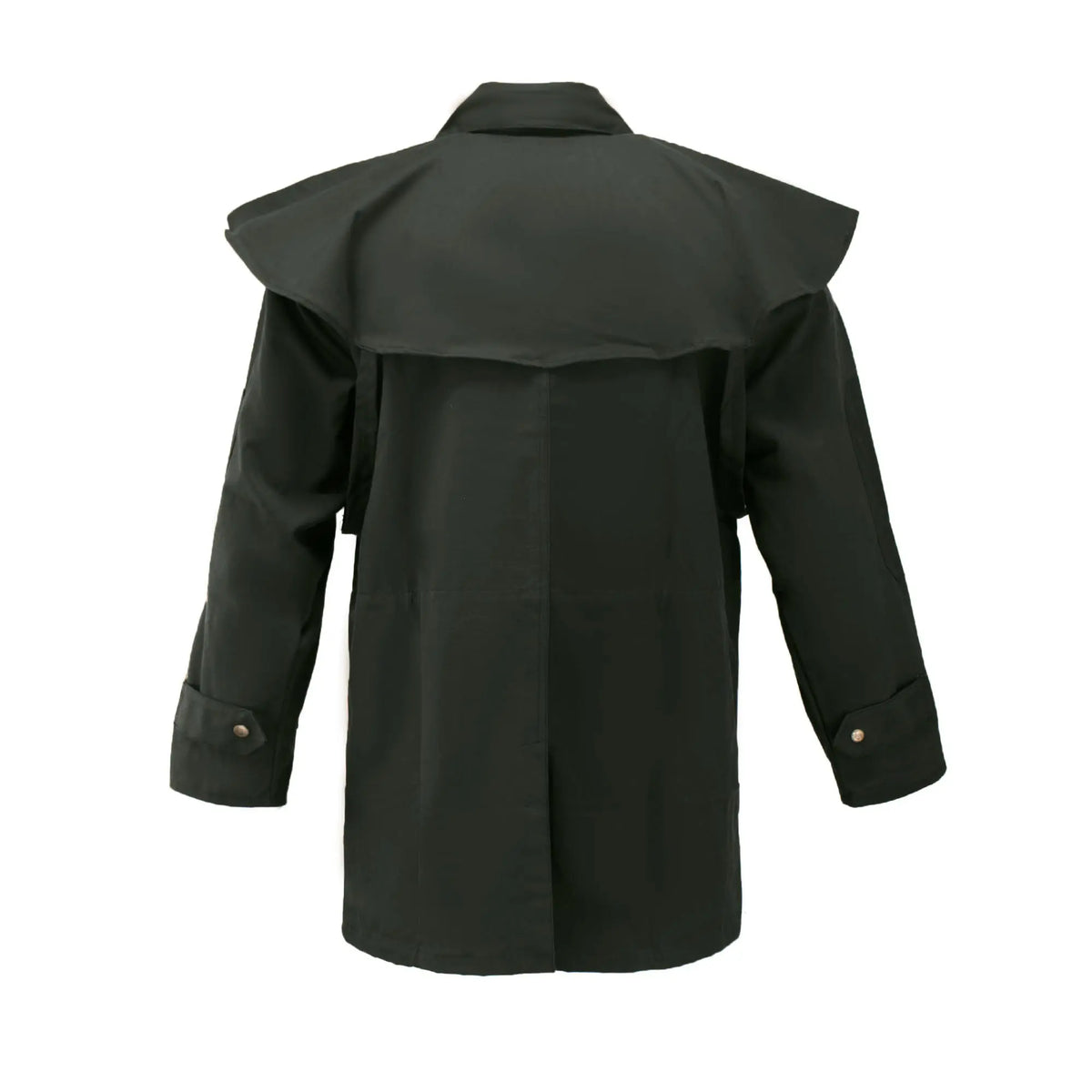 Oilskin Cotton Western Short Duster Jacket | Waterproof Breathable Long Sleeves 3/4 Length Duster - NewEngland Tack