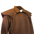 Oilskin Cotton Western Short Duster Jacket | Waterproof Breathable Long Sleeves 3/4 Length Duster - NewEngland Tack