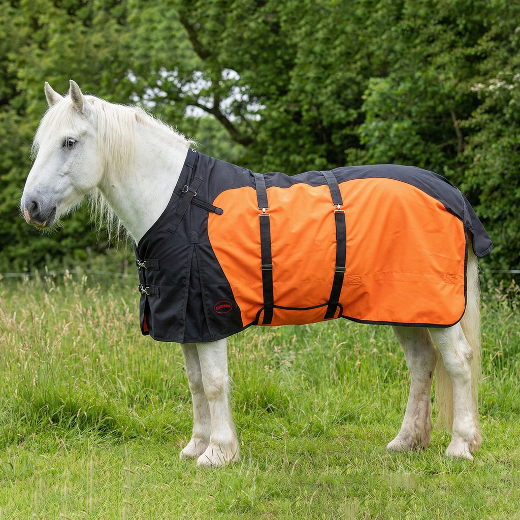 Resistance Premium 1200 Denier Belly Wrap Waterproof Horse Turnout Blanket - 300 Grams Fill