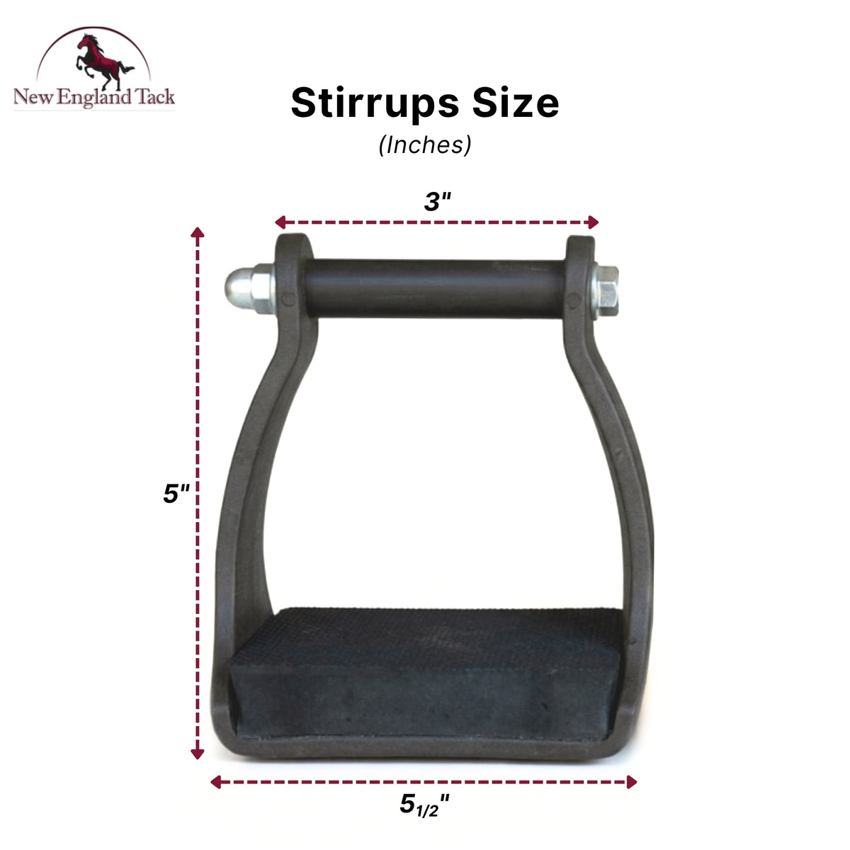 RESISTANCE Lightweight Polymer Trail Stirrups - 3 Inch