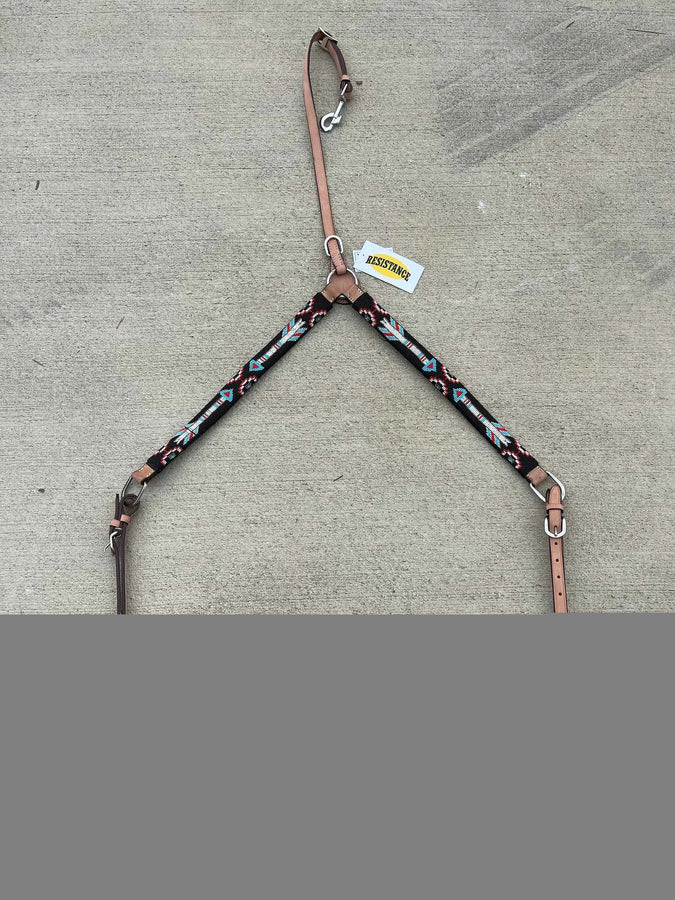 Premium Quality Multiple Design Western Breast Collar, Leather Horse Tack - NewEngland Tack