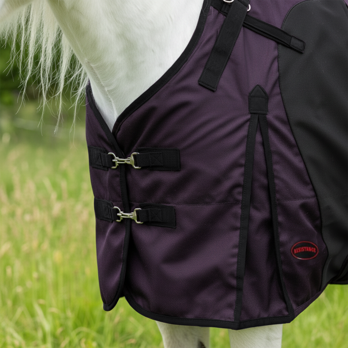Resistance Premium 1200 Denier Belly Wrap Waterproof Horse Turnout Blanket - 300 Grams Fill