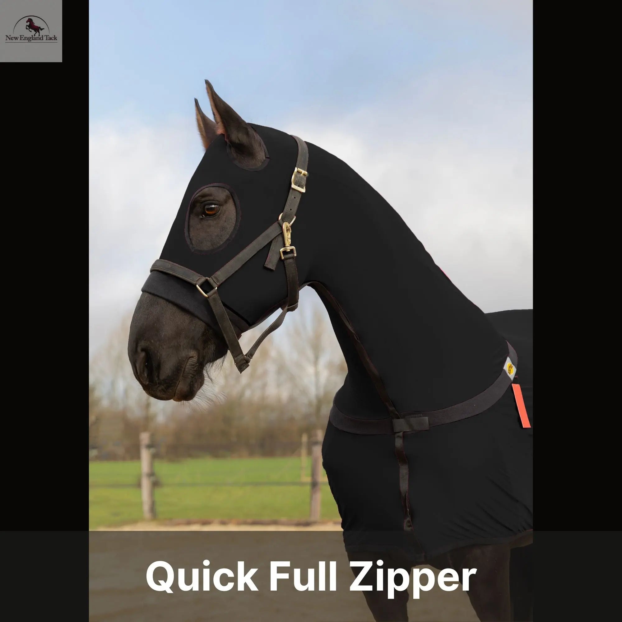 RESISTANCE Full Body Slinky with Full Zipper Slicker Hood and Belly Wrap NewEnglandTack