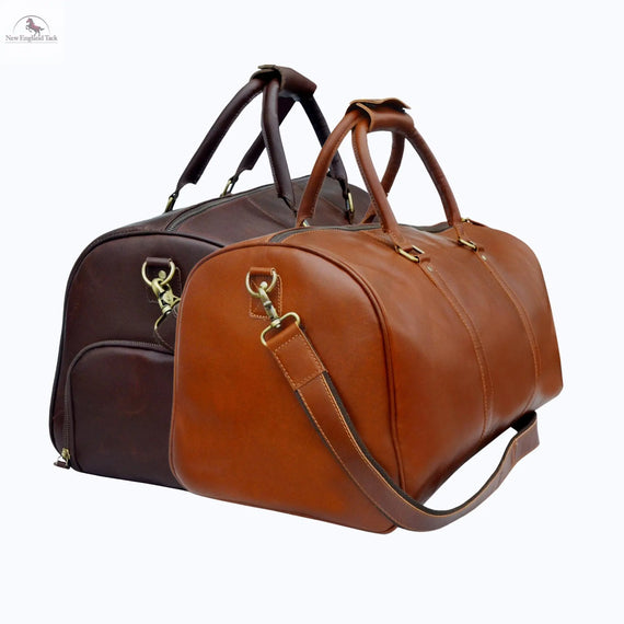 RESISTANCE Leather Duffle Bag - Perfect for Weekend Getaways NewEnglandTack