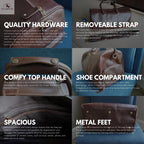 RESISTANCE Leather Duffle Bag - Perfect for Weekend Getaways NewEnglandTack