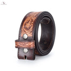 RESISTANCE Western Cowboy Cowgirl Belts For Women With Big Buckle, Plus Size Women's Brown Western Belt NewEngland Tack