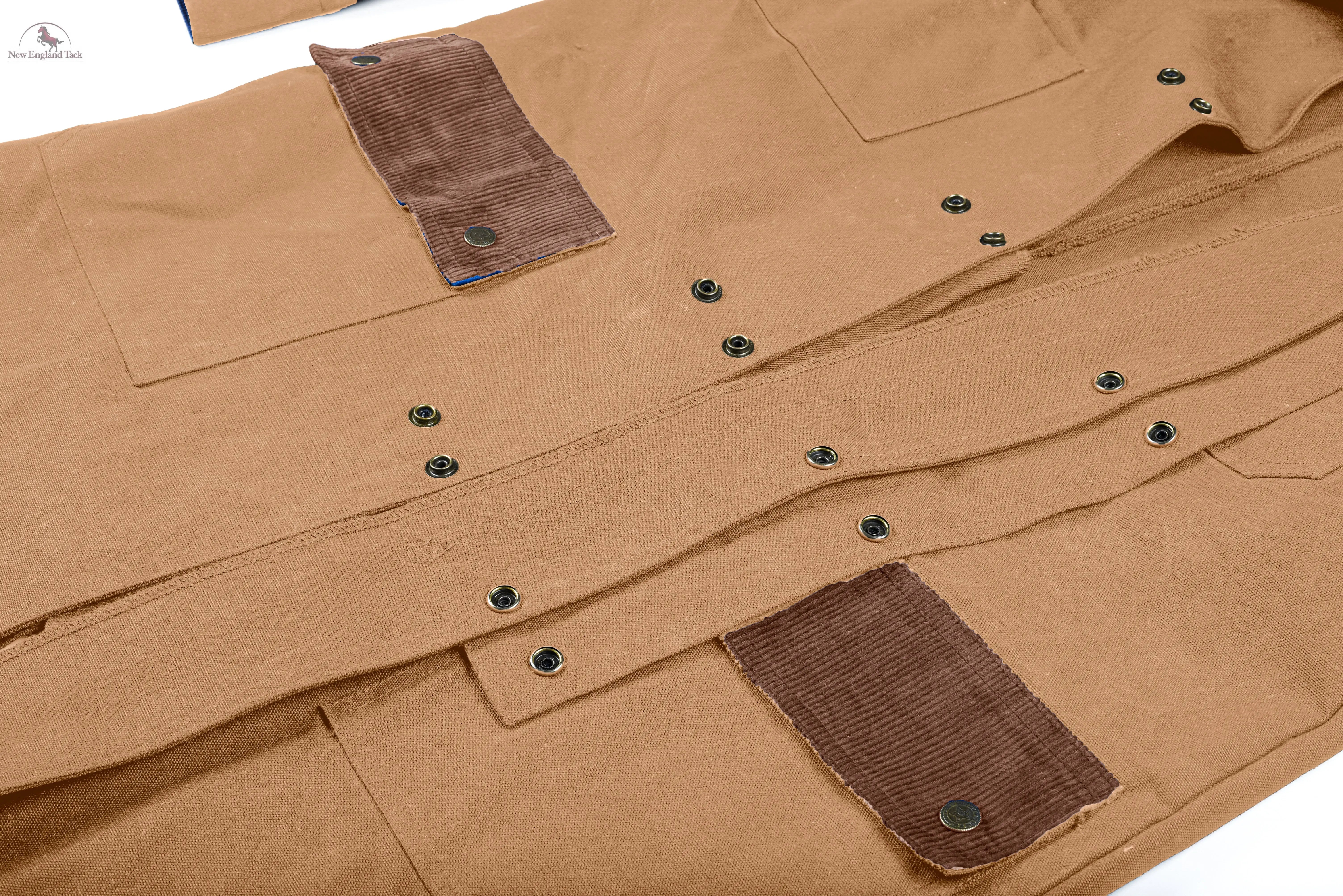 RESISTANCE Western Long Old Cowboy Canvas Jacket - Range wear Canvas Duster Coat NewEngland Tack