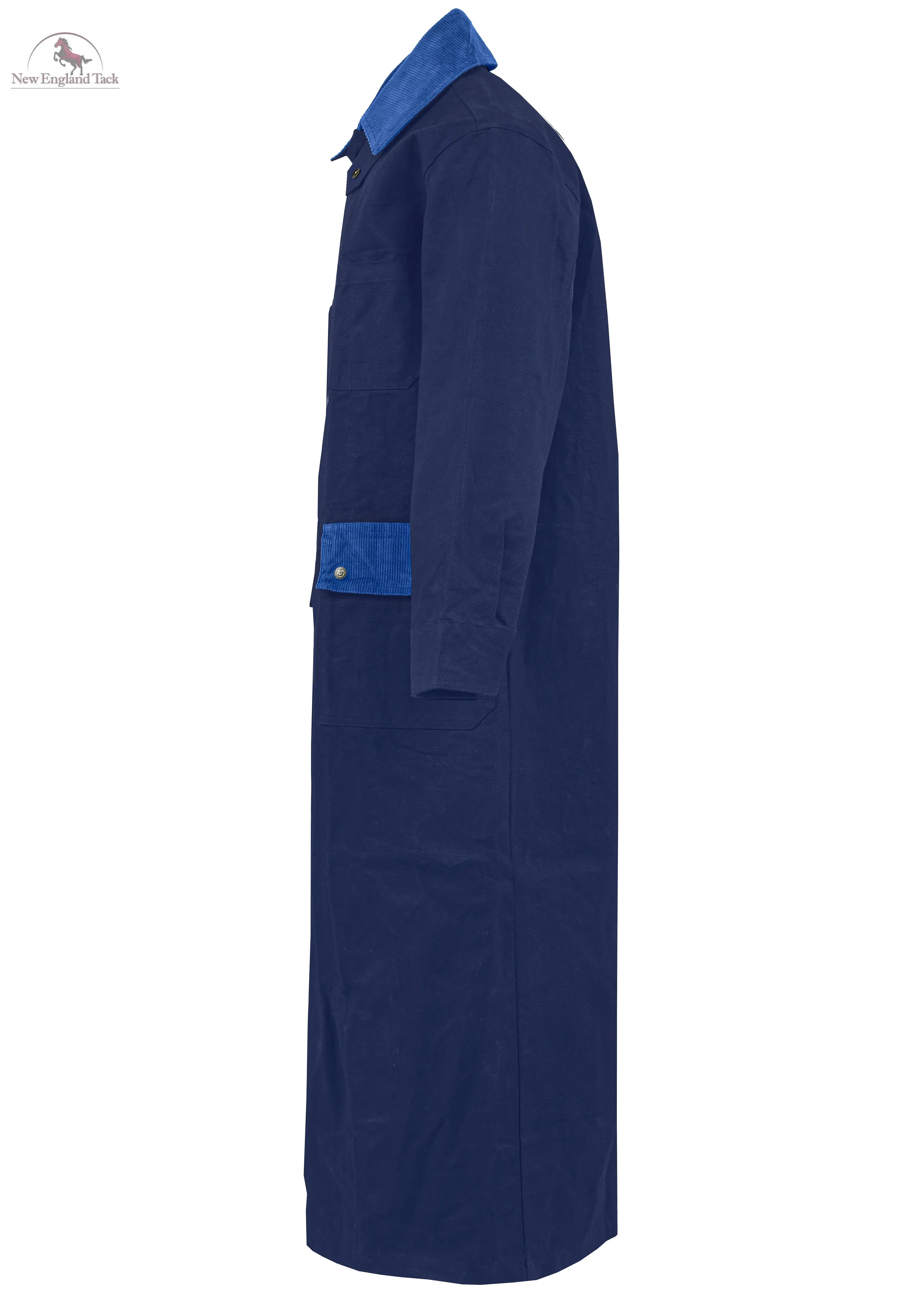 RESISTANCE Western Long Old Cowboy Canvas Jacket - Range wear Canvas Duster Coat NewEngland Tack