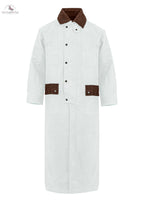 RESISTANCE Western Long Old Cowboy Canvas Jacket - Range wear Canvas Duster Coat NewEngland Tack