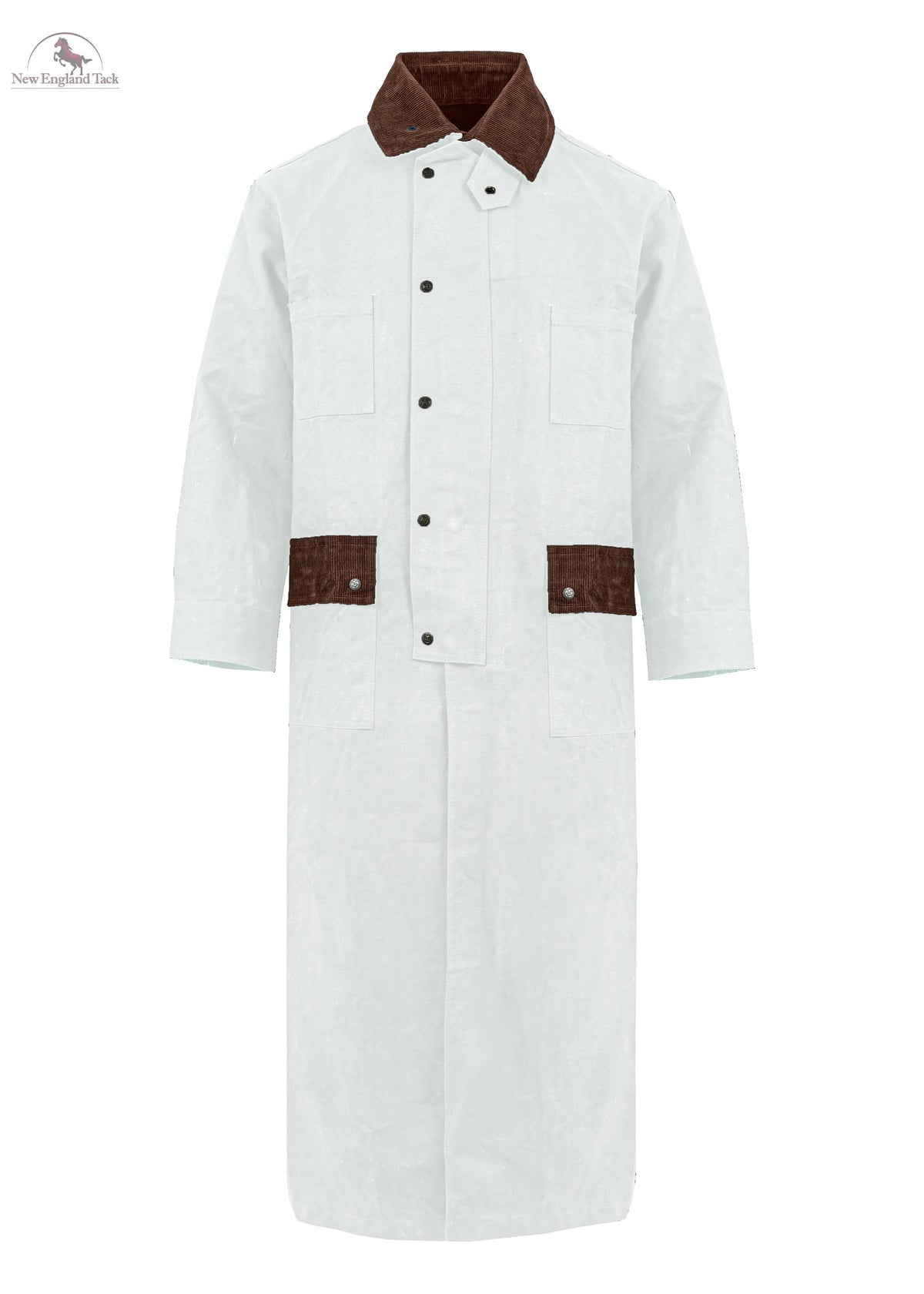 RESISTANCE Western Long Old Cowboy Canvas Jacket - Range wear Canvas Duster Coat NewEngland Tack