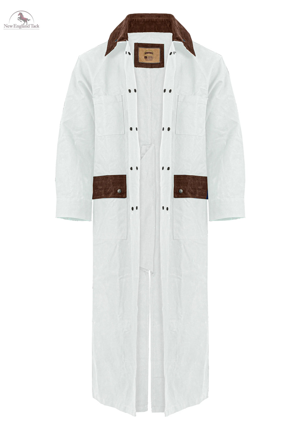 RESISTANCE Western Long Old Cowboy Canvas Jacket - Range wear Canvas Duster Coat NewEngland Tack