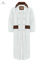 RESISTANCE Western Long Old Cowboy Canvas Jacket - Range wear Canvas Duster Coat NewEngland Tack