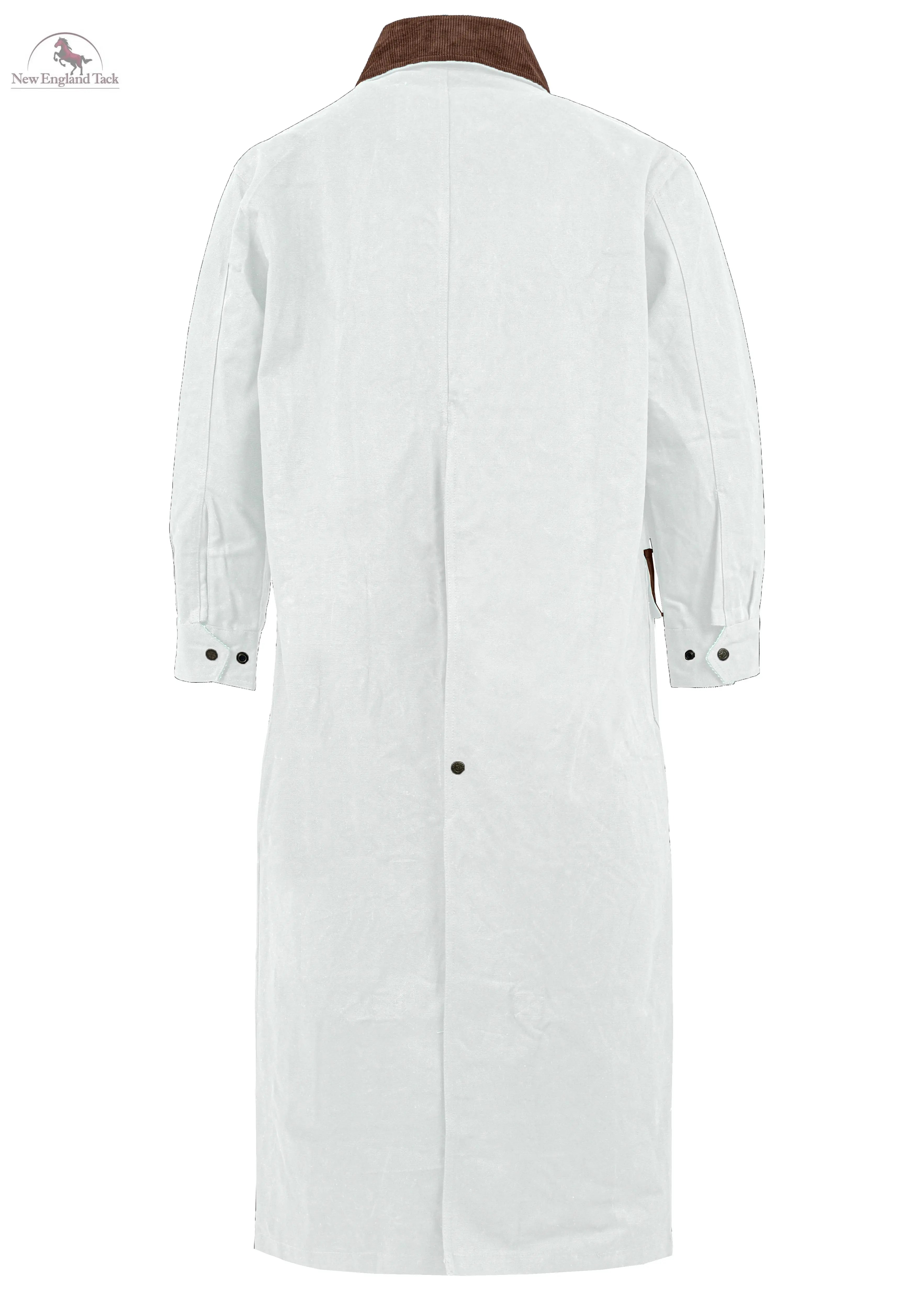 RESISTANCE Western Long Old Cowboy Canvas Jacket - Range wear Canvas Duster Coat NewEngland Tack