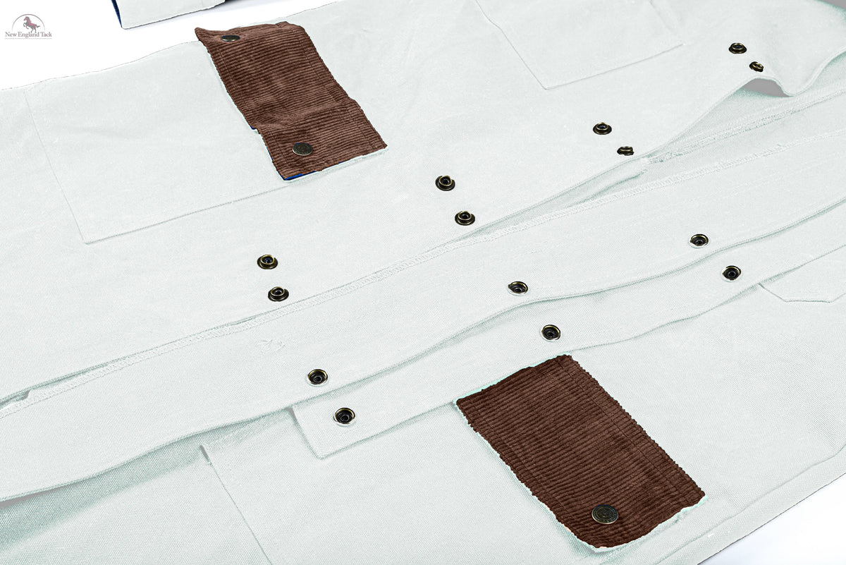 RESISTANCE Western Long Old Cowboy Canvas Jacket - Range wear Canvas Duster Coat NewEngland Tack