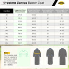 RESISTANCE Western Long Old Cowboy Canvas Jacket - Rangewear Canvas Duster Coat NewEngland Tack