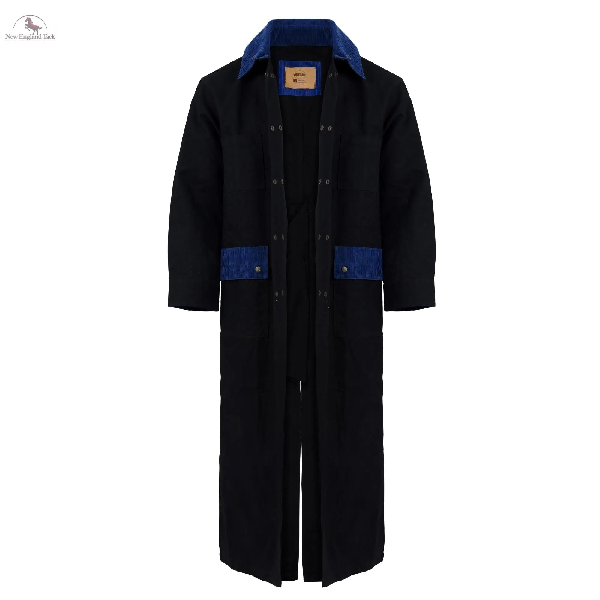 RESISTANCE Western Long Old Cowboy Canvas Jacket - Rangewear Canvas Duster Coat NewEngland Tack