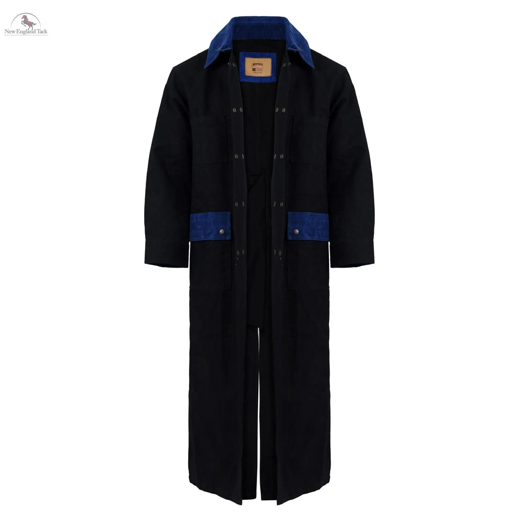 RESISTANCE Western Long Old Cowboy Canvas Jacket - Rangewear Canvas Duster Coat NewEngland Tack